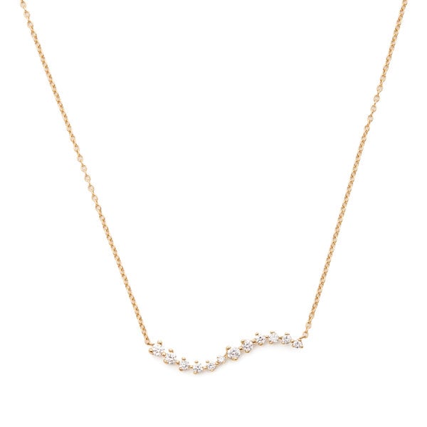 Sophie Ratner Diamond Swell Necklace