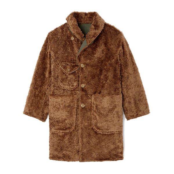 Nepenthes Shawl Collar Reversible Coat