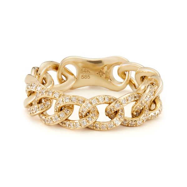 Anne Sisteron  Chain Link Light Ring