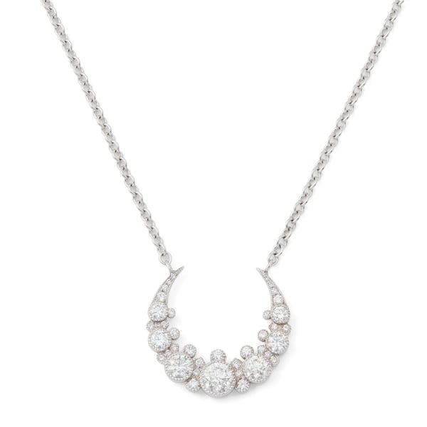 Colette Jewelry Moon Diamond Necklace