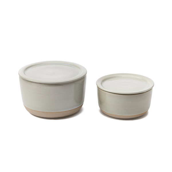 W/R/F Lab  Ceramic Lidded Containers, Set of 2