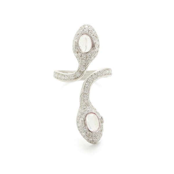 Colette Jewelry Double-Headed Snake Ring