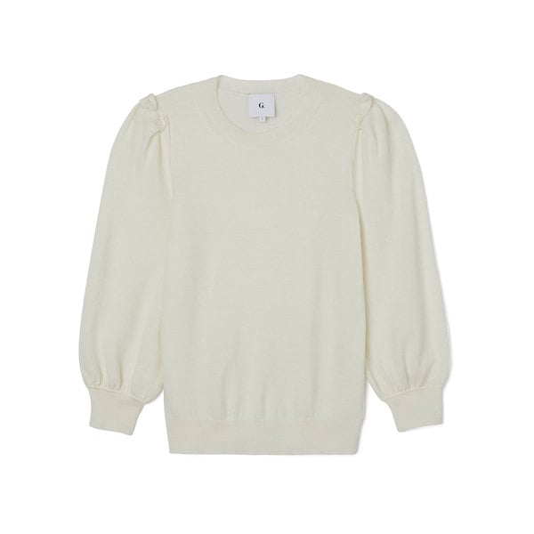G. Label Wendy Puff-Sleeve Sweater