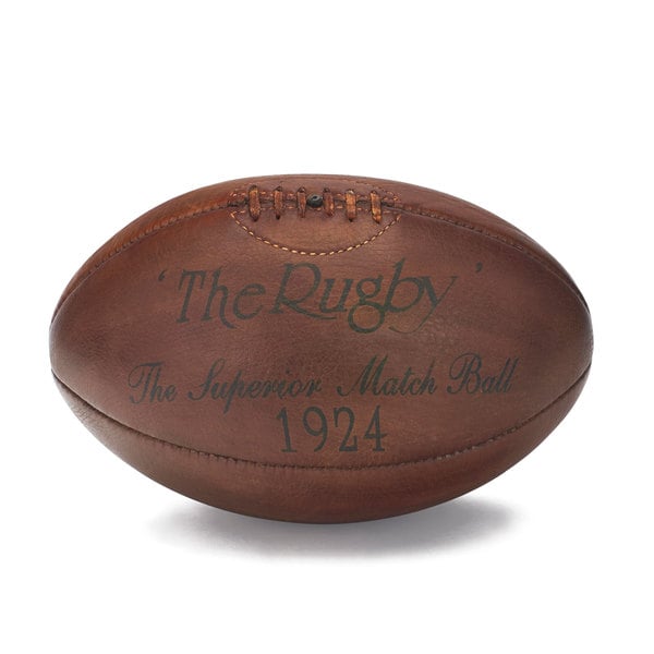 goop x Henry Gregory Antiques goop-Exclusive One-of-a-Kind Leather Rugby Ball