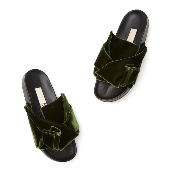 No. 21 Velvet Slide Sandals