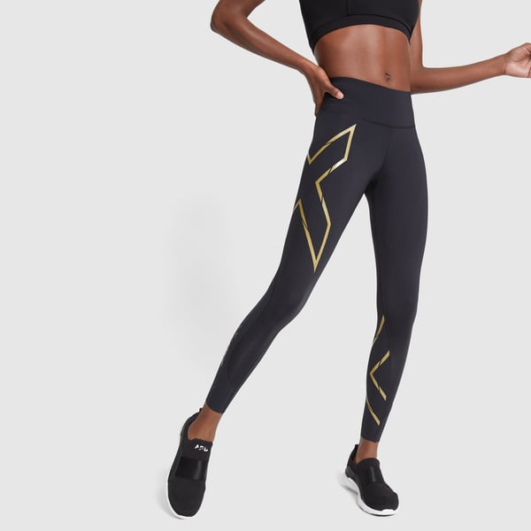 2XU Bonded Mid-Rise Compression Tights | Goop