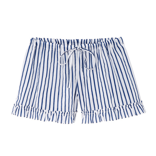 Pour Les Femmes Stripe Cotton Shorts