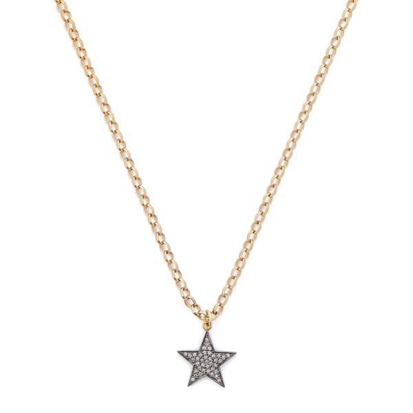 Kirstie Le Marque Pavé Diamond Large Star Pendant Necklace