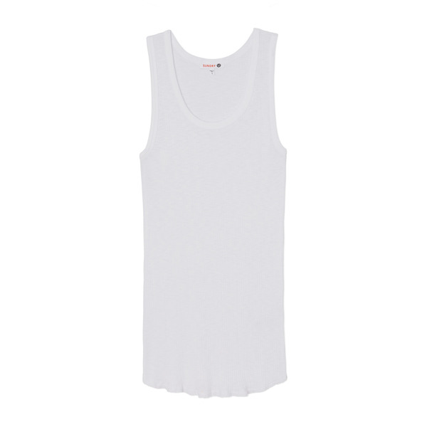 Sundry Fitted Ribbed Tank Top