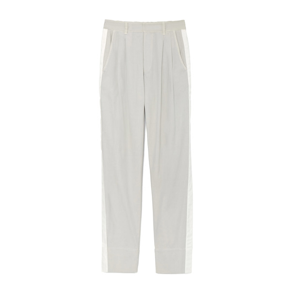 Bassike Washed Canvas Pleated Pants
