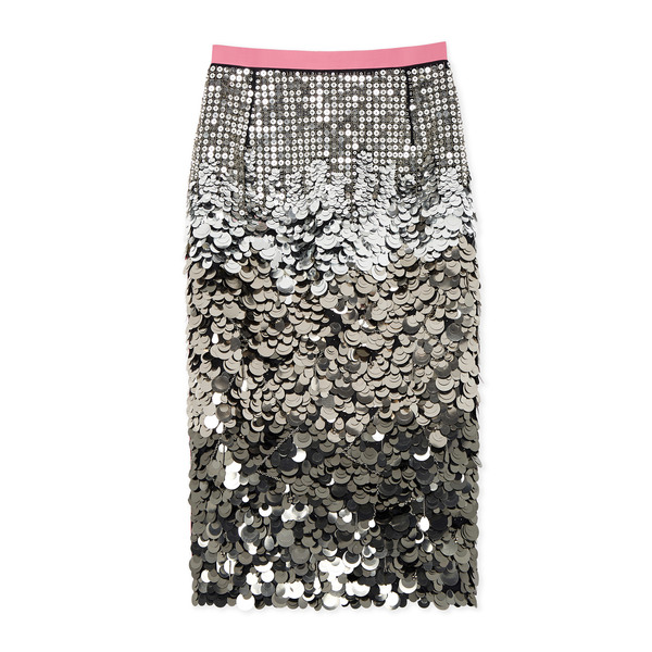 No. 21 Sequined Pencil Skirt