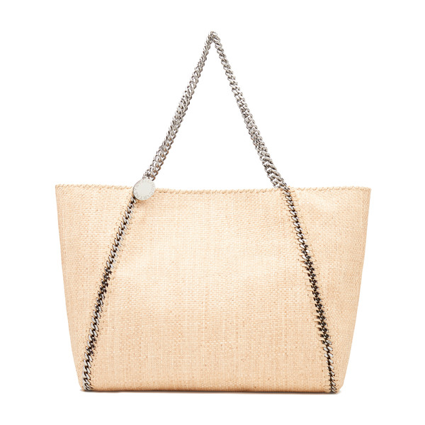 falabella raffia tote