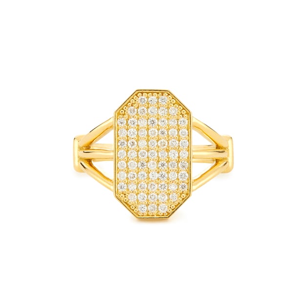 Ark Fine Jewelry Devi Shield Diamond Ring