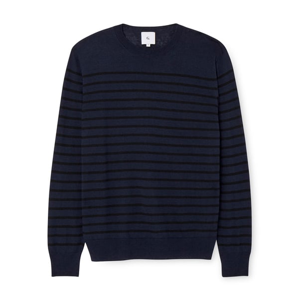 G. Label Tony Striped Linen Sweater