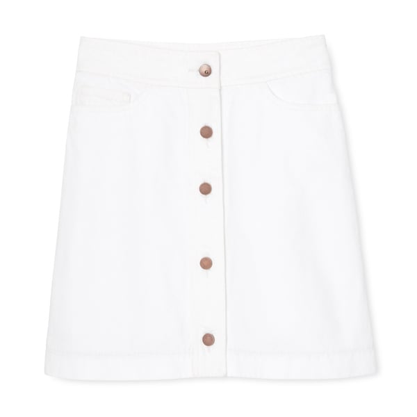 G. Label Robinson Denim A-Line Miniskirt