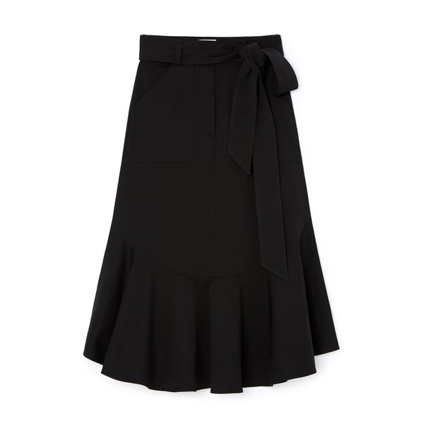 G. Label Diane A-Line Peplum Skirt