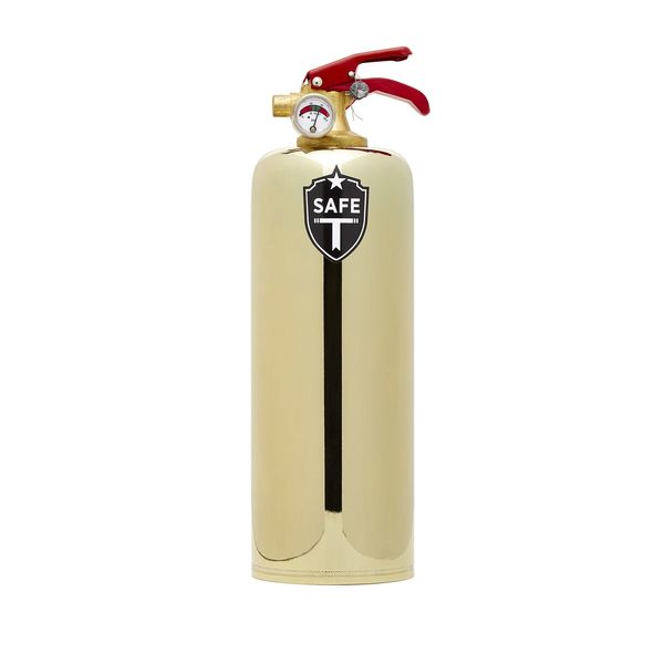 Safe-T Brass Fire Extinguisher | goop