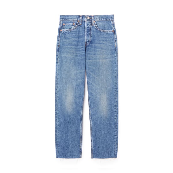 RE/DONE High-Rise Stove Pipe Jeans