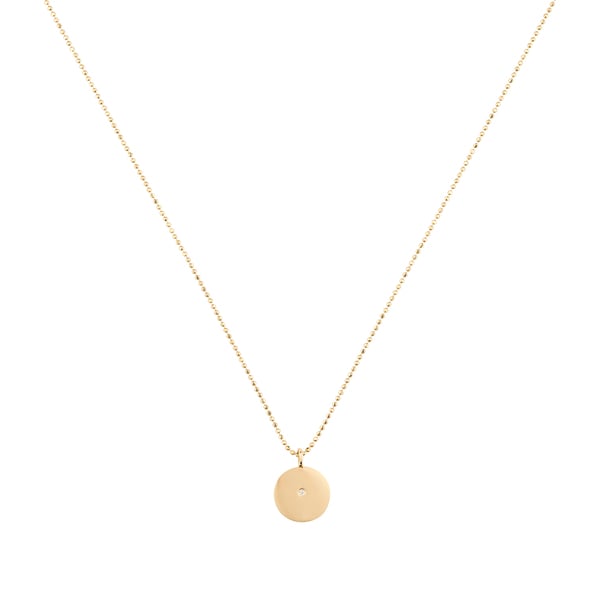Ariel Gordon Small Circle Pendant Necklace goop
