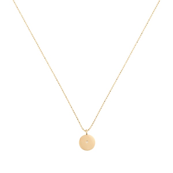 Ariel Gordon Small Circle Pendant Necklace | goop