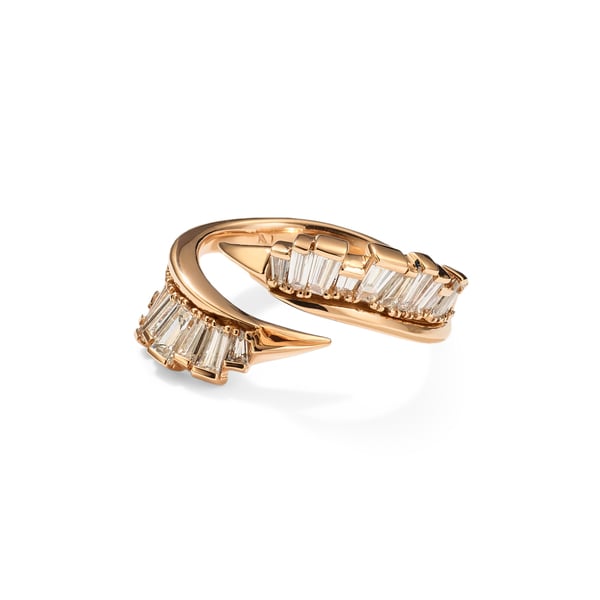 Nak Armstrong Open Coil Ruched Ring
