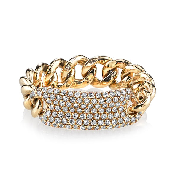 Shay Jewelry Pavé ID Link Ring