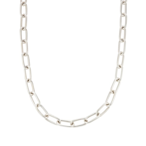 Sophie Buhai Large Silver Rectangular Chain Collar