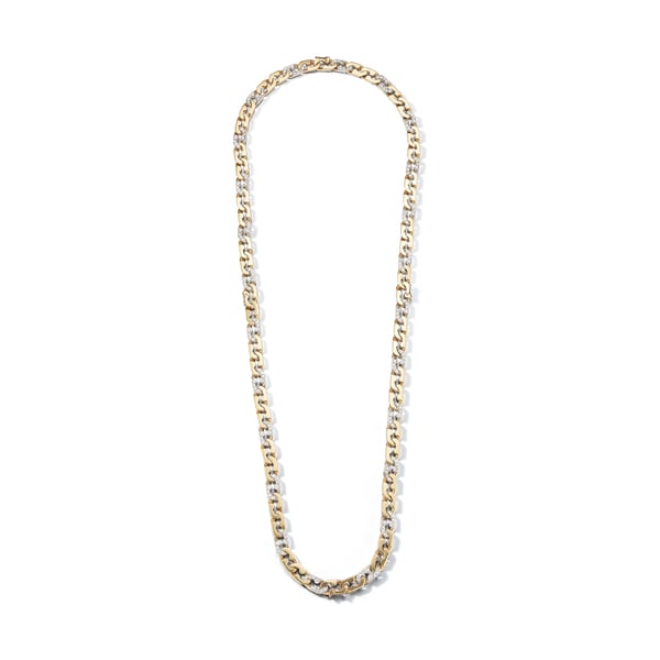 Jill Heller Vintage Jewelry Cartier Diamond Curb Link Necklace