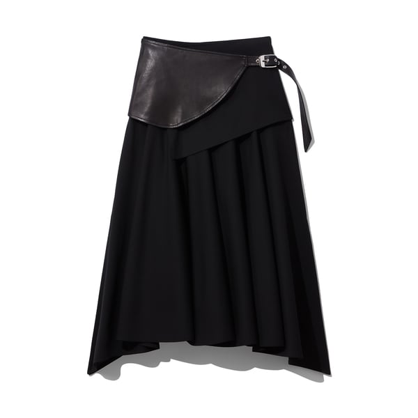 Proenza Schouler Belted Wool Skirt