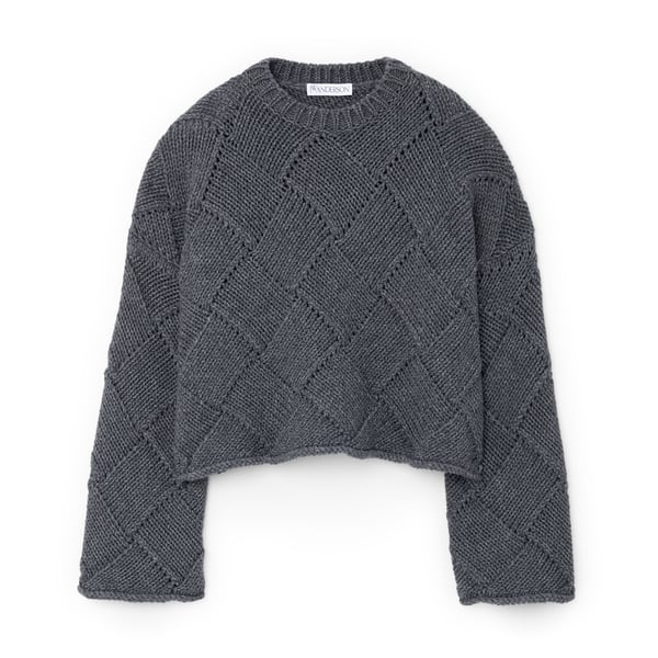 JW Anderson Cropped Crewneck Sweater