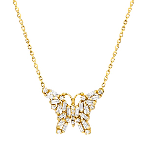 Suzanne Kalan Small Butterfly Necklace