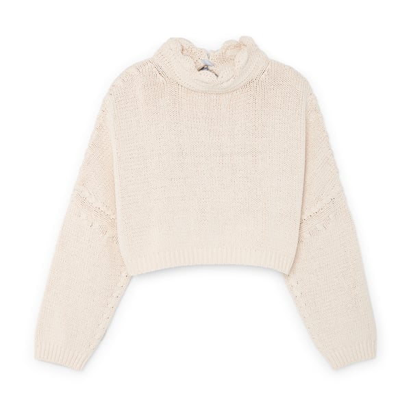 JW Anderson Cropped Jumper With Fabric Ties