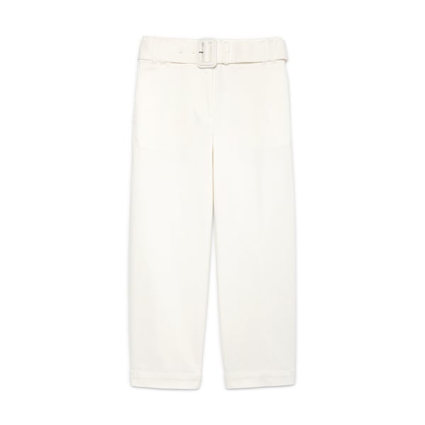 Proenza Schouler White Label Belted Cotton Twill Pants