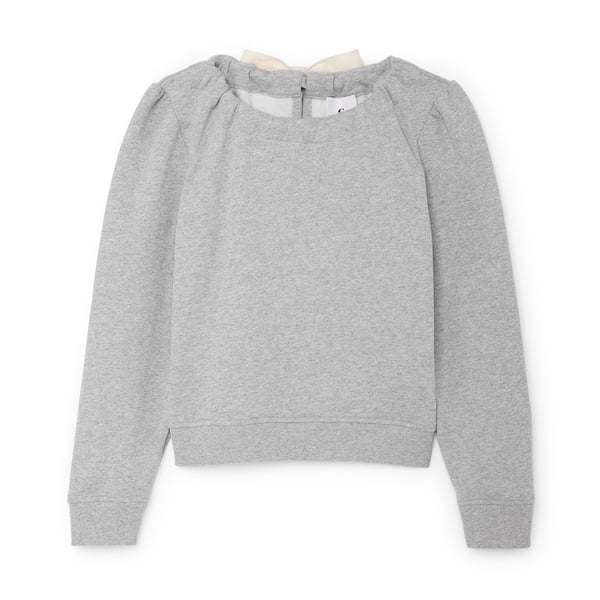 G. Label Steiner Tie-Neck Sweatshirt