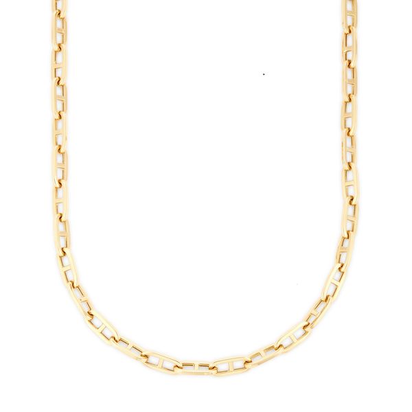 Sheryl Lowe 18" 14K GP Paperclip Necklace