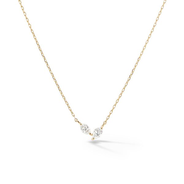 Sophie Ratner Twin Marquise Pendant Necklace