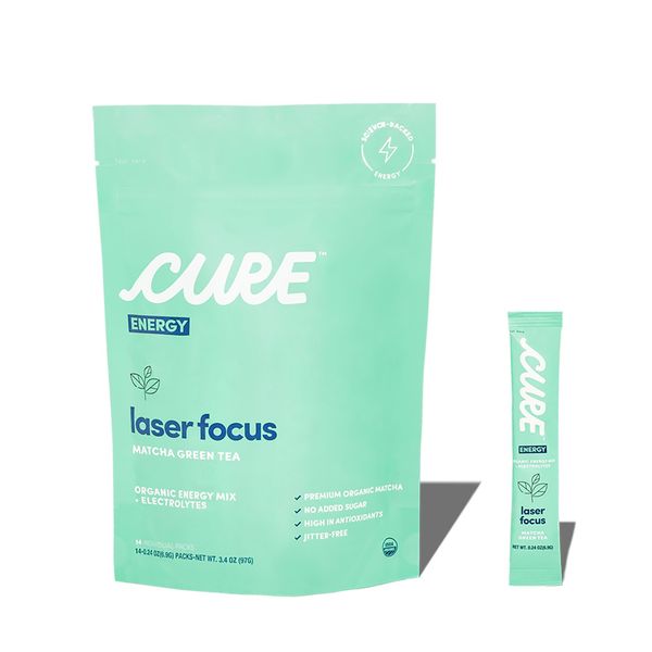 Cure Hydration Laser Focus Matcha Energy and Electrolyte Mix