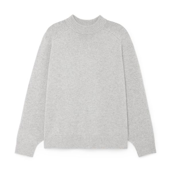 Tibi Cashmere Sweater Crewneck Oversized Pullover