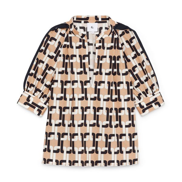 G. Label Maggie Puff Sleeve Printed Top