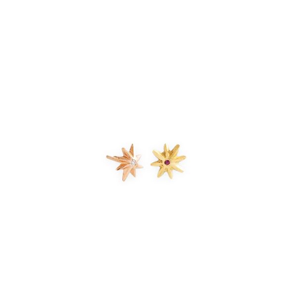 James Banks Design Small Baby Star Earrings