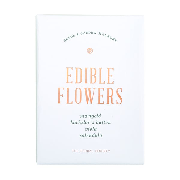 The Floral Society Edible Flower Seed Kit