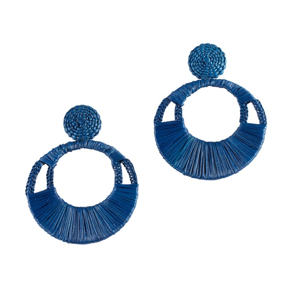 goop x Johanna Ortiz Daylight Moon Earrings in Mediterranean Blue