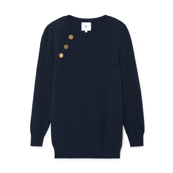G. Label by goop Spindler Side-Button Sweater