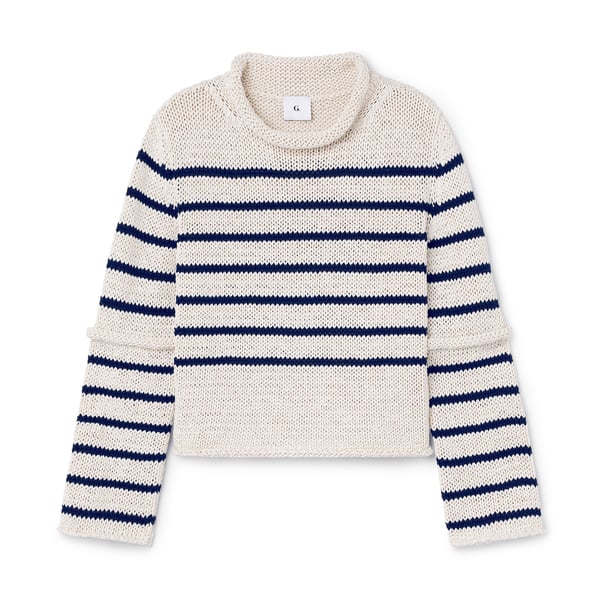 G. Label by goop Baxter Chunky Striped Sweater