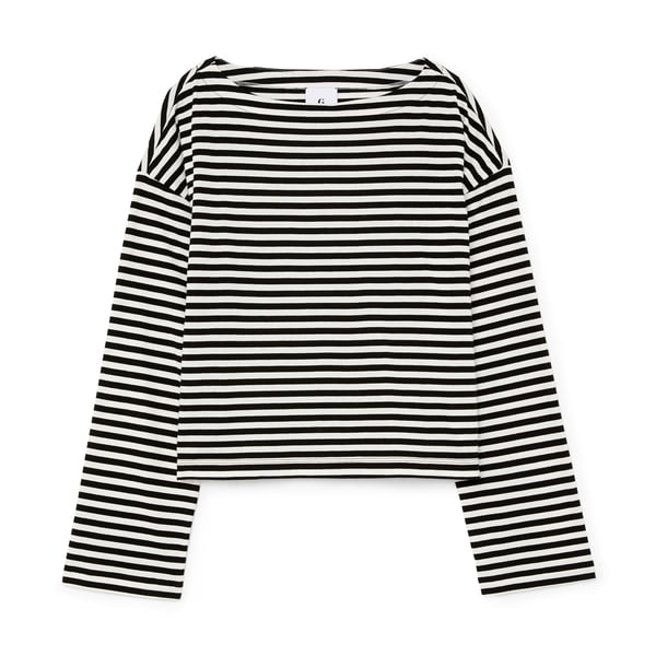 G. Label by goop Marney French-Striped Shirt