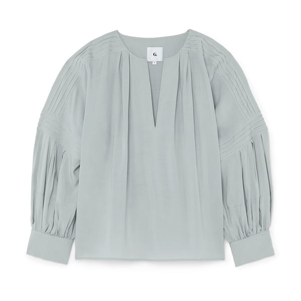 G. Label by goop Sandy Pin-Tuck Top