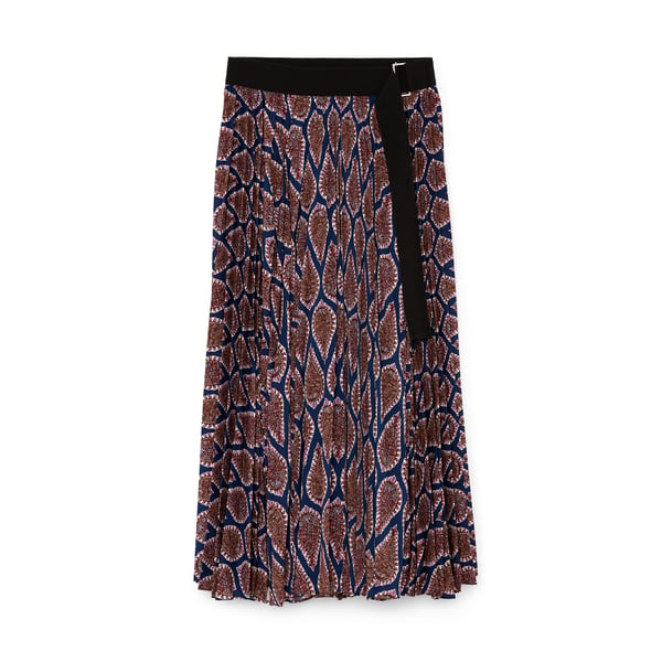 G. Label by goop Gail Pleated Skirt