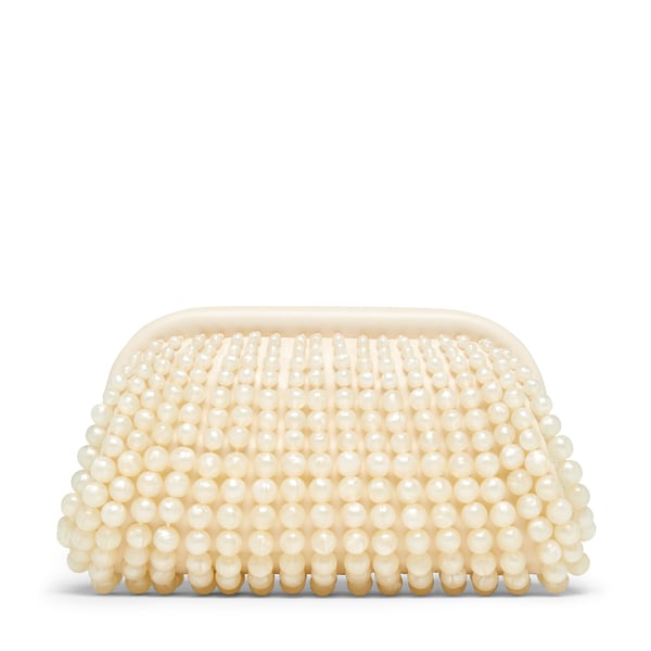 Cult Gaia Nia Mini Clutch Ivory