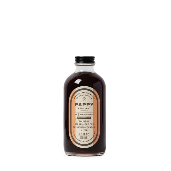 Pappy & Company Bourbon Barrel-Aged Old Fashioned Cocktail Mixer