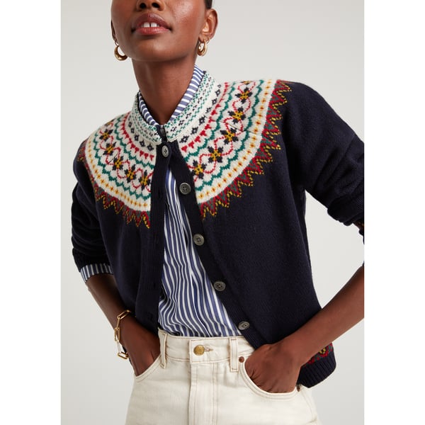 Alex Mill Hilde Fair Isle Cardigan